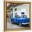 Cuba Fuerte Collection SQ - Blue Taxi Pontiac 1953-Philippe Hugonnard-Framed Stretched Canvas