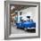 Cuba Fuerte Collection SQ - Blue Taxi Pontiac 1953-Philippe Hugonnard-Framed Photographic Print