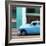 Cuba Fuerte Collection SQ - Blue Taxi-Philippe Hugonnard-Framed Photographic Print