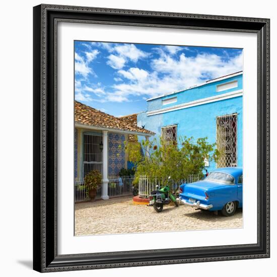 Cuba Fuerte Collection SQ - Blue Trinidad-Philippe Hugonnard-Framed Photographic Print