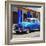 Cuba Fuerte Collection SQ - Blue Vintage Car-Philippe Hugonnard-Framed Photographic Print