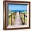 Cuba Fuerte Collection SQ - Boardwalk on the Beach III-Philippe Hugonnard-Framed Photographic Print