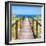 Cuba Fuerte Collection SQ - Boardwalk on the Beach III-Philippe Hugonnard-Framed Photographic Print