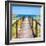 Cuba Fuerte Collection SQ - Boardwalk on the Beach III-Philippe Hugonnard-Framed Photographic Print