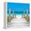 Cuba Fuerte Collection SQ - Boardwalk on the Beach-Philippe Hugonnard-Framed Stretched Canvas