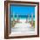 Cuba Fuerte Collection SQ - Boardwalk on the Beach-Philippe Hugonnard-Framed Photographic Print