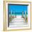 Cuba Fuerte Collection SQ - Boardwalk on the Beach-Philippe Hugonnard-Framed Photographic Print