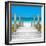 Cuba Fuerte Collection SQ - Boardwalk on the Beach-Philippe Hugonnard-Framed Photographic Print