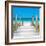 Cuba Fuerte Collection SQ - Boardwalk on the Beach-Philippe Hugonnard-Framed Photographic Print