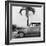 Cuba Fuerte Collection SQ BW - Beautiful Retro Black Car-Philippe Hugonnard-Framed Photographic Print