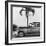 Cuba Fuerte Collection SQ BW - Beautiful Retro Black Car-Philippe Hugonnard-Framed Photographic Print