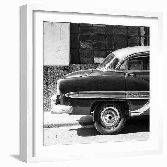 Cuba Fuerte Collection SQ BW - Bel Air Classic Car-Philippe Hugonnard-Framed Photographic Print