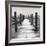 Cuba Fuerte Collection SQ BW - Boardwalk on the Beach-Philippe Hugonnard-Framed Photographic Print