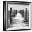 Cuba Fuerte Collection SQ BW - Boardwalk on the Beach-Philippe Hugonnard-Framed Photographic Print