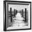 Cuba Fuerte Collection SQ BW - Boardwalk on the Beach-Philippe Hugonnard-Framed Photographic Print