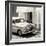 Cuba Fuerte Collection SQ BW - Close-up of Cuban Taxi Trinidad-Philippe Hugonnard-Framed Photographic Print