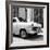 Cuba Fuerte Collection SQ BW - Close-up of Yellow Taxi of Havana-Philippe Hugonnard-Framed Photographic Print