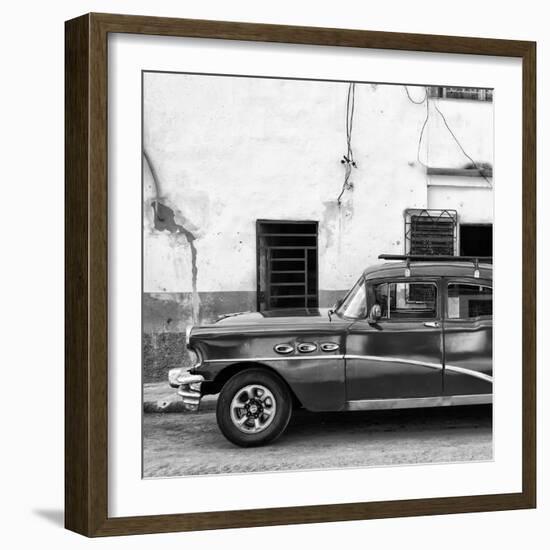 Cuba Fuerte Collection SQ BW - Havana Classic American Car-Philippe Hugonnard-Framed Photographic Print