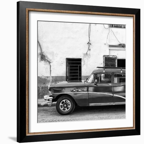 Cuba Fuerte Collection SQ BW - Havana Classic American Car-Philippe Hugonnard-Framed Photographic Print