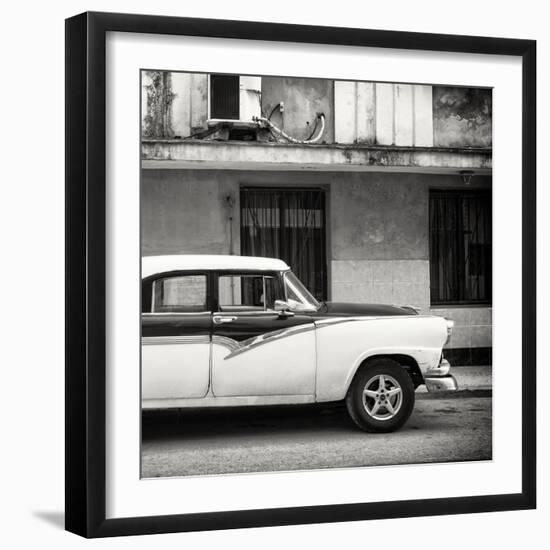 Cuba Fuerte Collection SQ BW - Havana Classic Car-Philippe Hugonnard-Framed Photographic Print