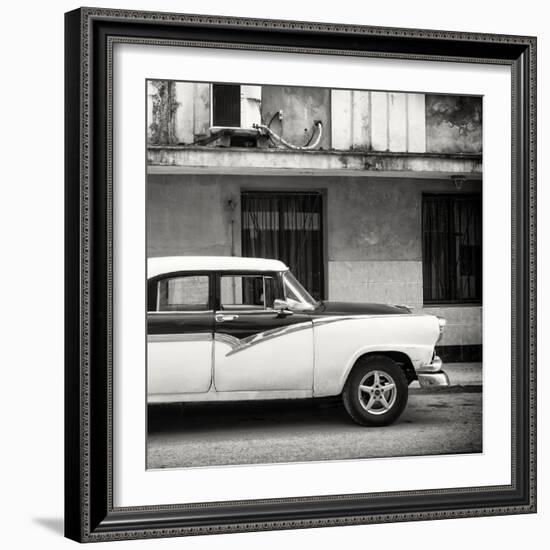Cuba Fuerte Collection SQ BW - Havana Classic Car-Philippe Hugonnard-Framed Photographic Print