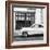 Cuba Fuerte Collection SQ BW - Havana Club and Classic Car II-Philippe Hugonnard-Framed Photographic Print