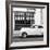 Cuba Fuerte Collection SQ BW - Havana Club and Classic Car II-Philippe Hugonnard-Framed Photographic Print