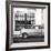 Cuba Fuerte Collection SQ BW - Havana Club and Classic Car-Philippe Hugonnard-Framed Photographic Print