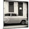 Cuba Fuerte Collection SQ BW - Old Bel Air Classic Car-Philippe Hugonnard-Mounted Photographic Print