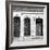 Cuba Fuerte Collection SQ BW - Old Cuban Facade-Philippe Hugonnard-Framed Photographic Print