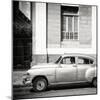 Cuba Fuerte Collection SQ BW - Old Taxi-Philippe Hugonnard-Mounted Photographic Print