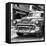 Cuba Fuerte Collection SQ BW - Retro Car in Havana-Philippe Hugonnard-Framed Stretched Canvas