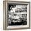 Cuba Fuerte Collection SQ BW - Retro Car in the Street-Philippe Hugonnard-Framed Photographic Print