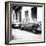 Cuba Fuerte Collection SQ BW - Two Old Classic Cars-Philippe Hugonnard-Framed Photographic Print