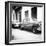 Cuba Fuerte Collection SQ BW - Two Old Classic Cars-Philippe Hugonnard-Framed Photographic Print