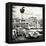 Cuba Fuerte Collection SQ BW - Urban Scene in Havana-Philippe Hugonnard-Framed Stretched Canvas