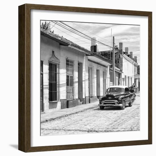 Cuba Fuerte Collection SQ BW - Urban Scene in Trinidad II-Philippe Hugonnard-Framed Photographic Print