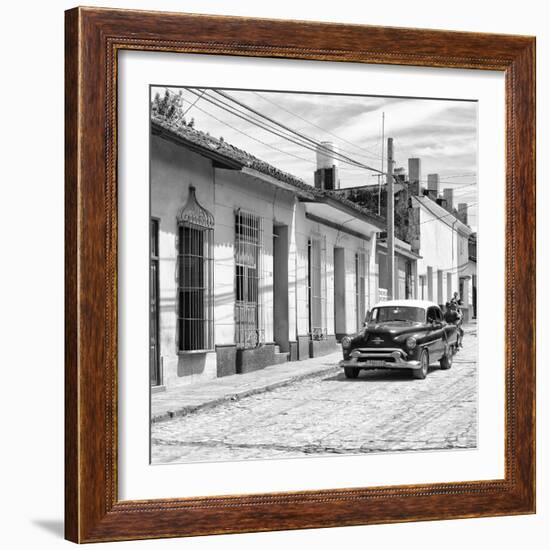 Cuba Fuerte Collection SQ BW - Urban Scene in Trinidad II-Philippe Hugonnard-Framed Photographic Print