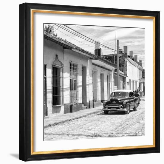 Cuba Fuerte Collection SQ BW - Urban Scene in Trinidad II-Philippe Hugonnard-Framed Photographic Print