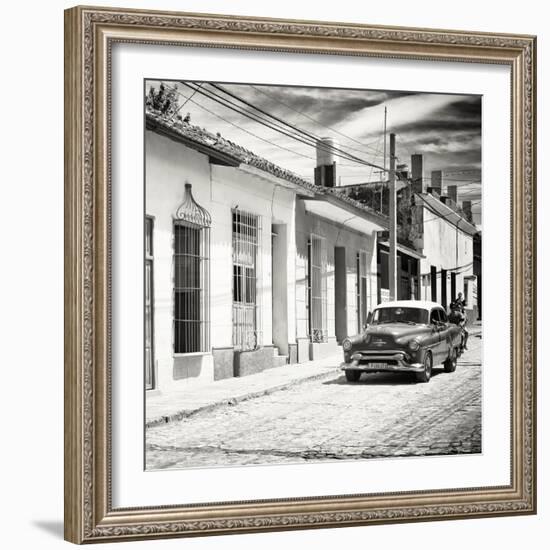 Cuba Fuerte Collection SQ BW - Urban Scene in Trinidad-Philippe Hugonnard-Framed Photographic Print