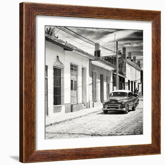 Cuba Fuerte Collection SQ BW - Urban Scene in Trinidad-Philippe Hugonnard-Framed Photographic Print