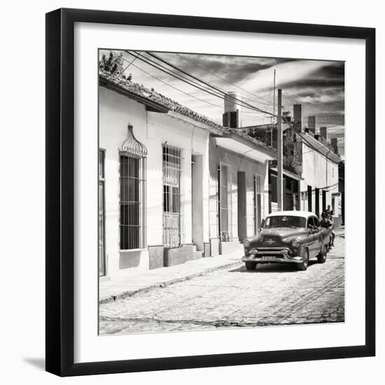 Cuba Fuerte Collection SQ BW - Urban Scene in Trinidad-Philippe Hugonnard-Framed Photographic Print