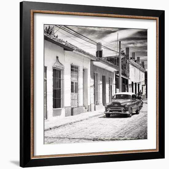 Cuba Fuerte Collection SQ BW - Urban Scene in Trinidad-Philippe Hugonnard-Framed Photographic Print