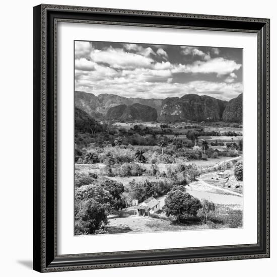 Cuba Fuerte Collection SQ BW - Vinales Valley II-Philippe Hugonnard-Framed Photographic Print