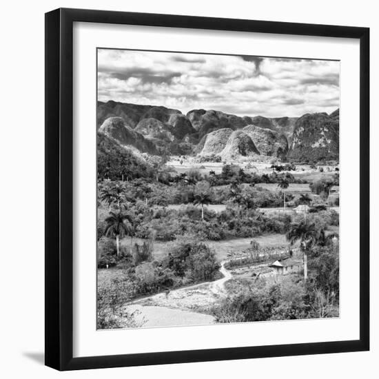 Cuba Fuerte Collection SQ BW - Vinales Valley-Philippe Hugonnard-Framed Photographic Print