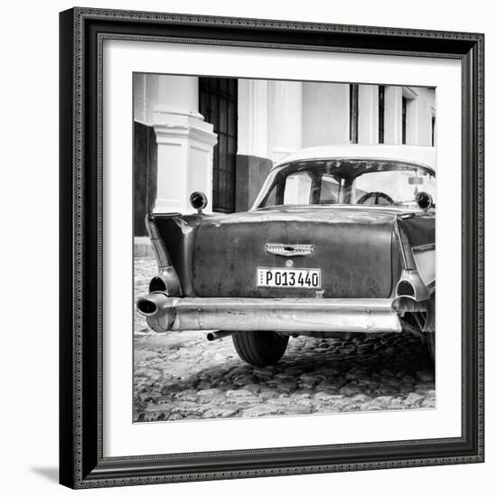 Cuba Fuerte Collection SQ BW - Vintage American Car-Philippe Hugonnard-Framed Photographic Print