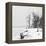 Cuba Fuerte Collection SQ BW - White Sand Beach-Philippe Hugonnard-Framed Stretched Canvas