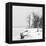 Cuba Fuerte Collection SQ BW - White Sand Beach-Philippe Hugonnard-Framed Stretched Canvas