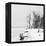 Cuba Fuerte Collection SQ BW - White Sand Beach-Philippe Hugonnard-Framed Stretched Canvas