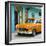 Cuba Fuerte Collection SQ - Classic American Orange Car in Havana-Philippe Hugonnard-Framed Photographic Print